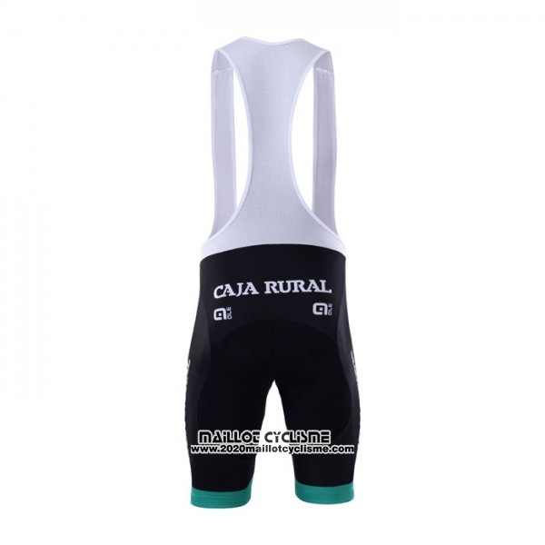 2018 Maillot Ciclismo Caja Rural Vert Blanc Manches Courtes et Cuissard